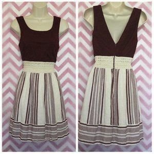 Trixxi Gorgeous Multi-Textured Boho Dress Size S